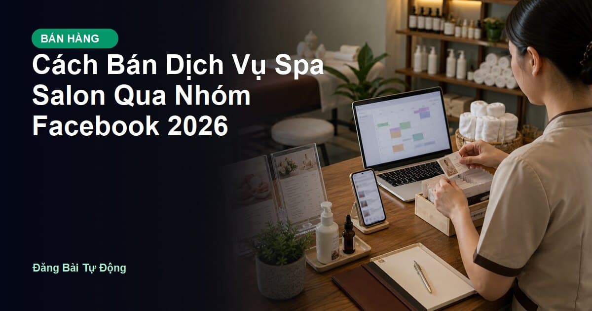 Cách Bán Dịch Vụ Spa Salon Qua Nhóm Facebook 2026
