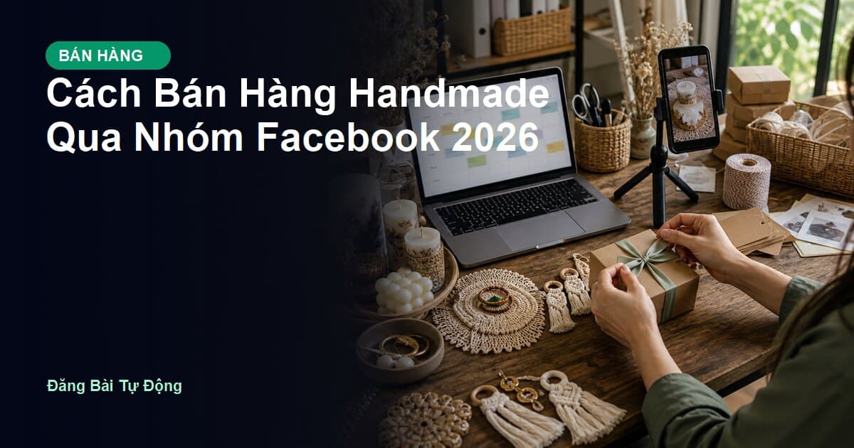 Cách Bán Hàng Handmade Qua Nhóm Facebook 2026