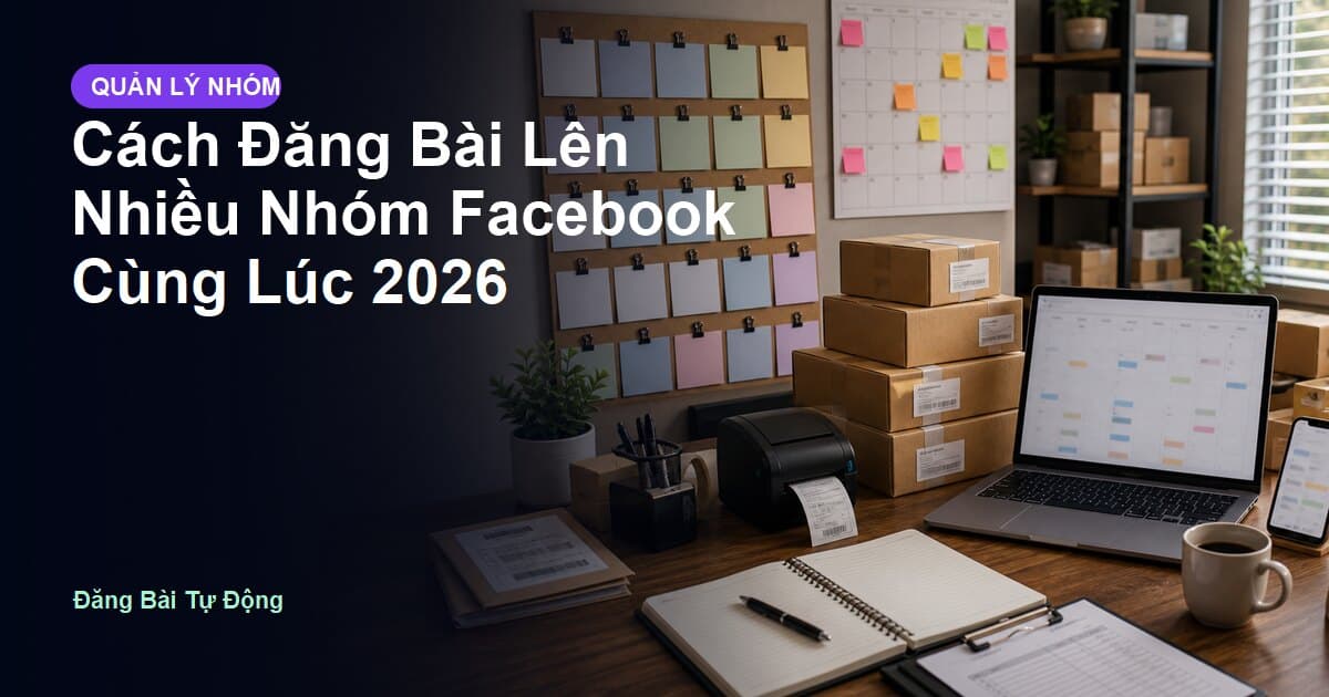 Cách Đăng Bài Lên Nhiều Nhóm Facebook Cùng Lúc 2026