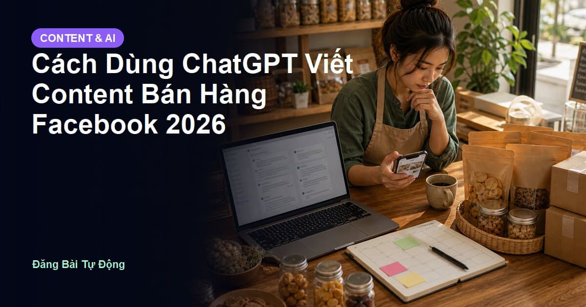 Cách Dùng ChatGPT Viết Content Bán Hàng Facebook 2026