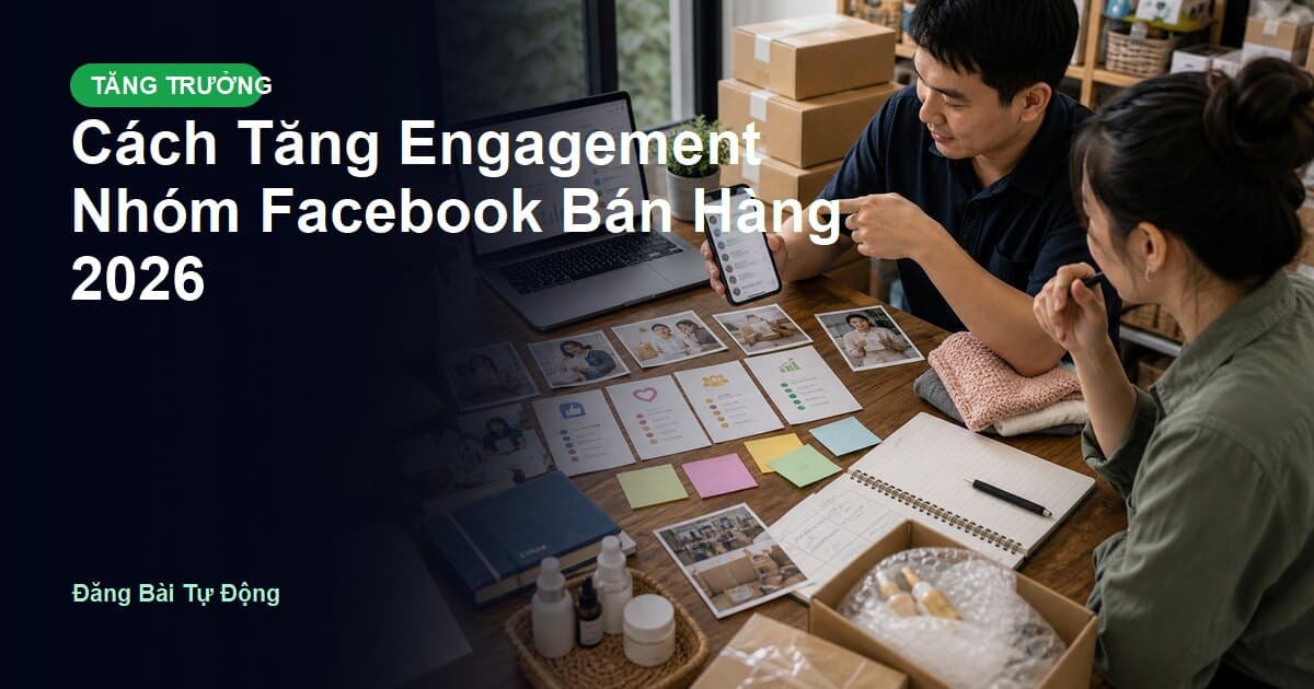 Cách Tăng Engagement Nhóm Facebook Bán Hàng 2026