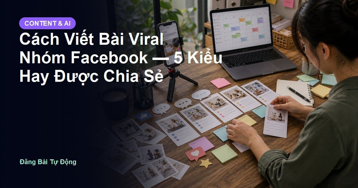 Cách Viết Bài Viral Nhóm Facebook — 5 Kiểu Hay Được Chia Sẻ