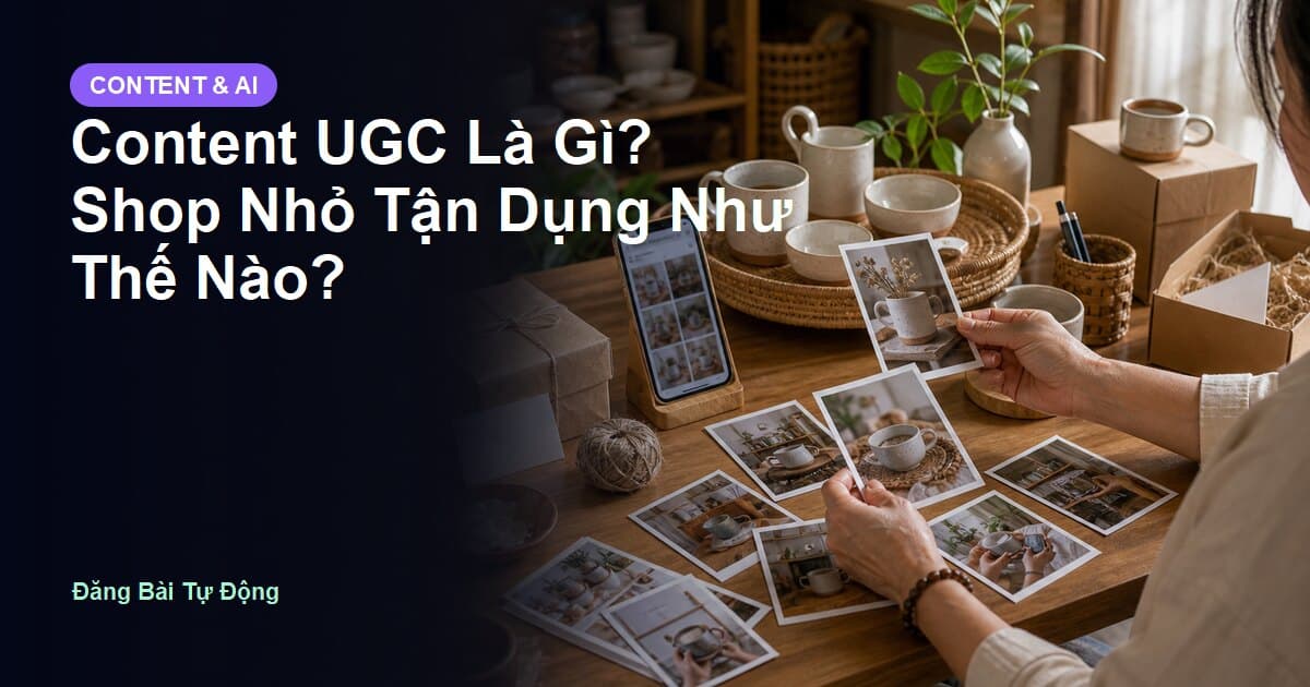 Content UGC Là Gì? Shop Nhỏ Tận Dụng Như Thế Nào?