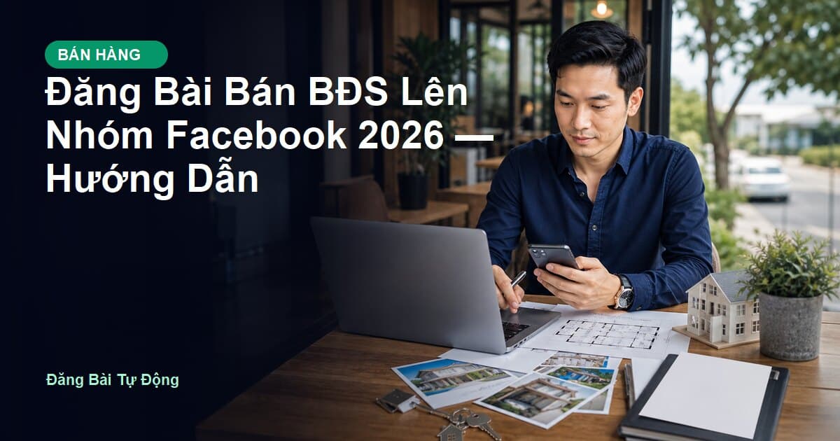 Đăng Bài Bán BĐS Lên Nhóm Facebook 2026 — Hướng Dẫn