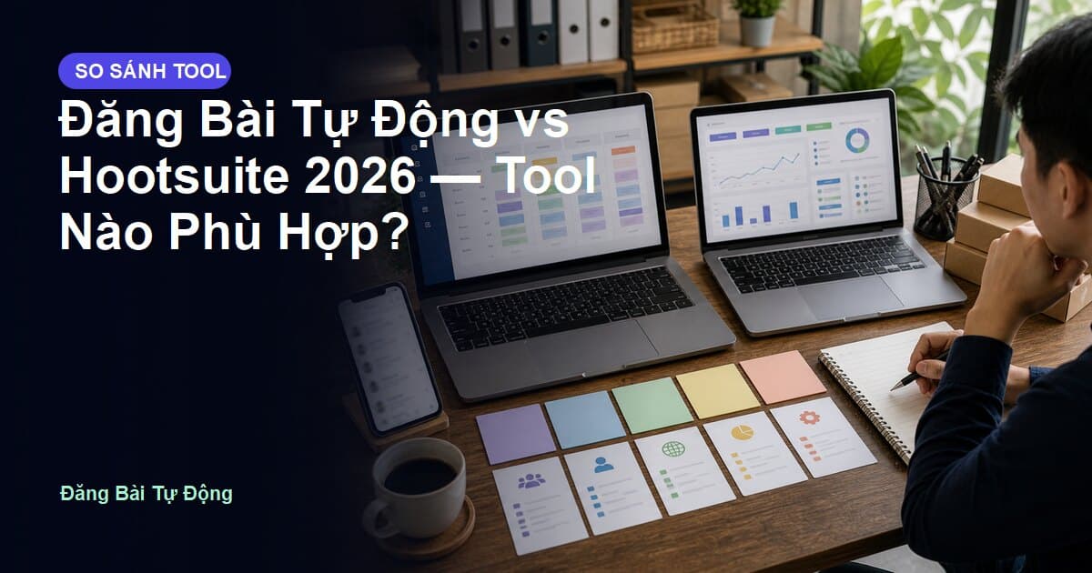 Đăng Bài Tự Động vs Hootsuite 2026 — Tool Nào Phù Hợp?
