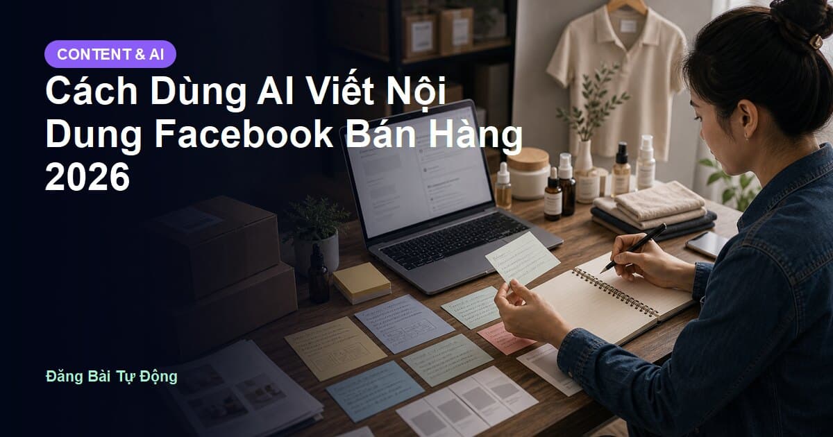 Cách Dùng AI Viết Nội Dung Facebook Bán Hàng 2026