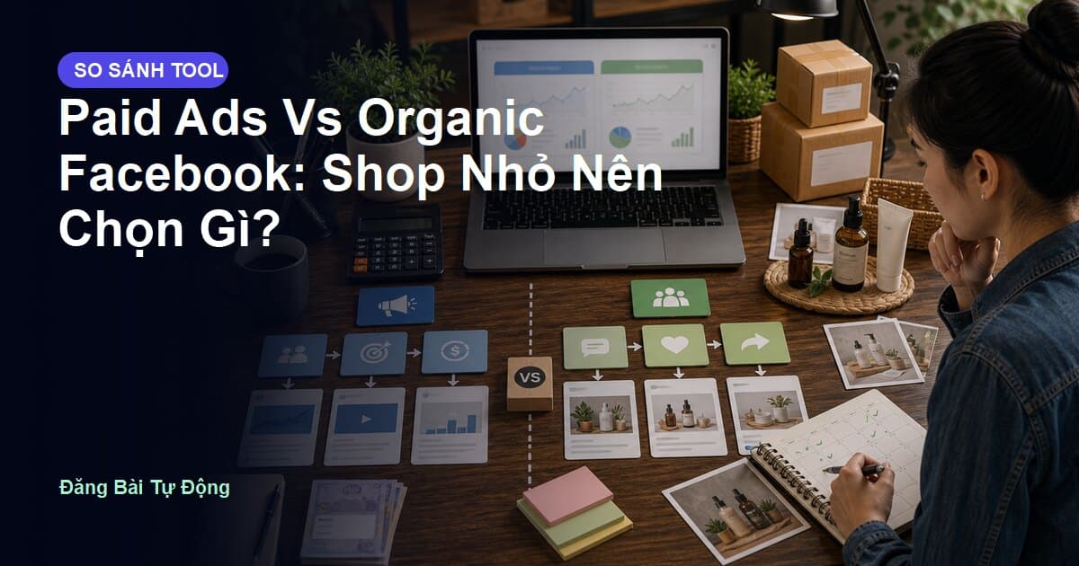 Paid Ads Vs Organic Facebook: Shop Nhỏ Nên Chọn Gì?
