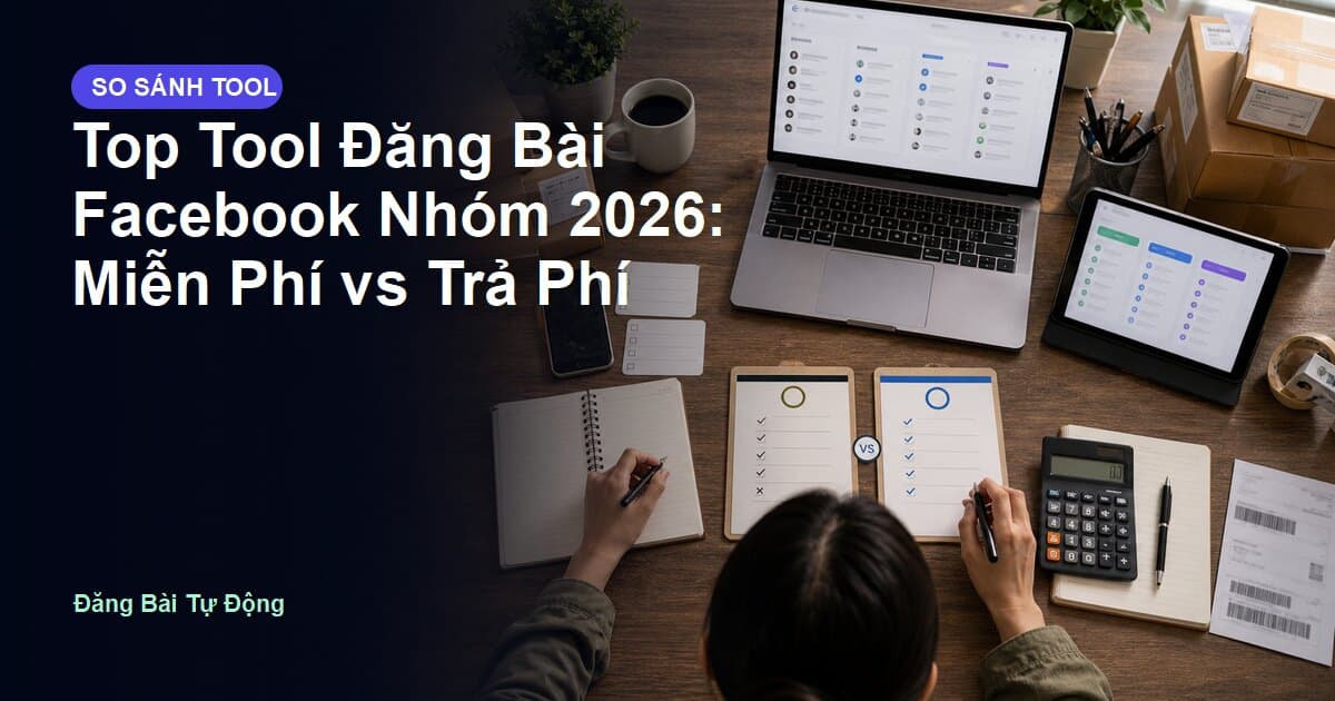 Top Tool Đăng Bài Facebook Nhóm 2026: Miễn Phí vs Trả Phí