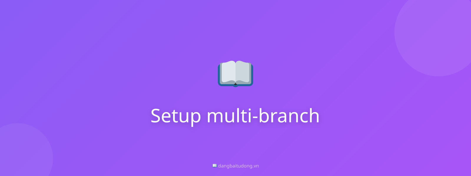 Setup multi-branch