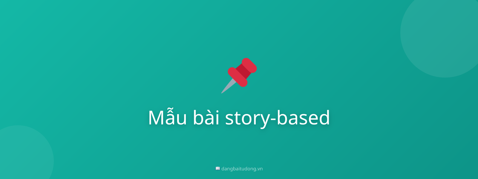 Mẫu bài story-based