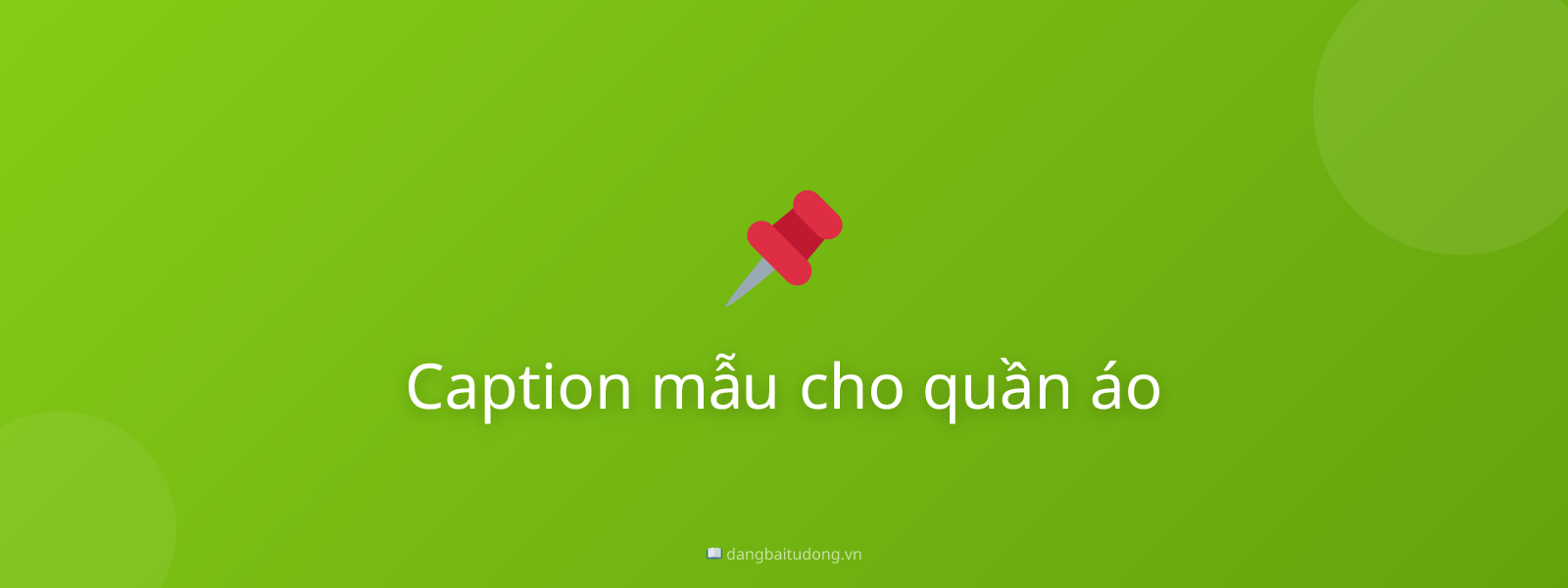 Caption mẫu cho quần áo