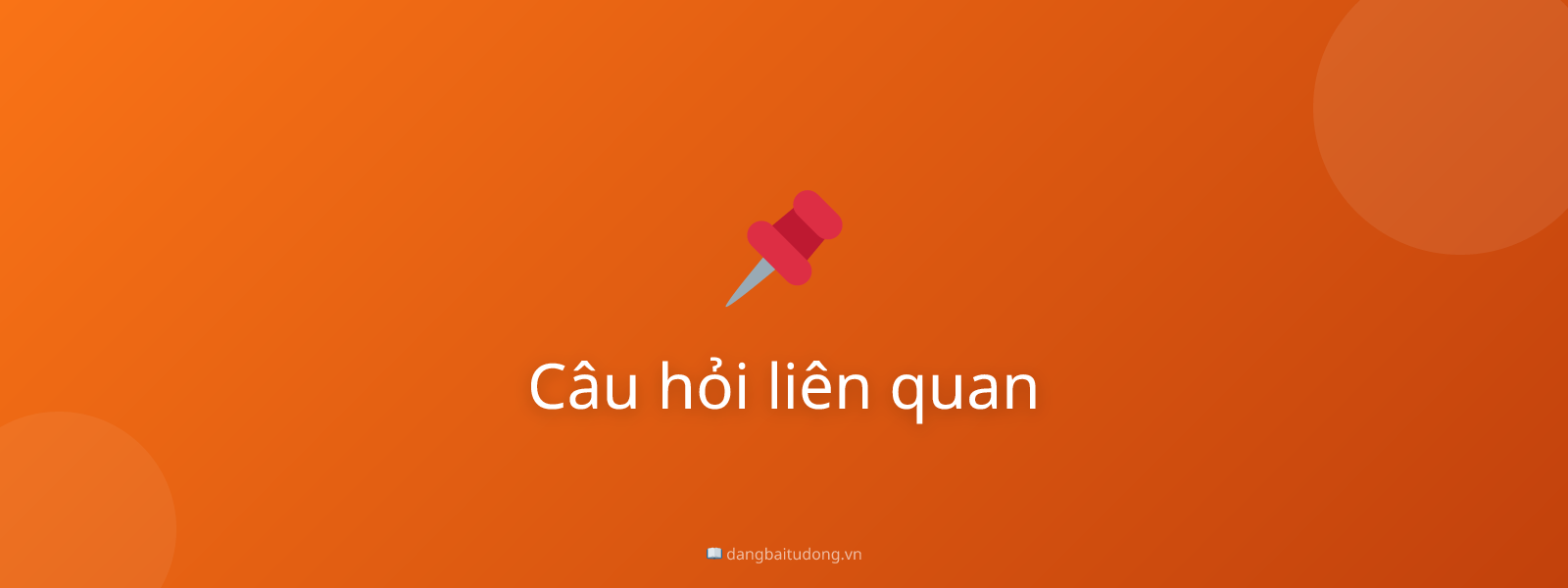 Câu hỏi liên quan