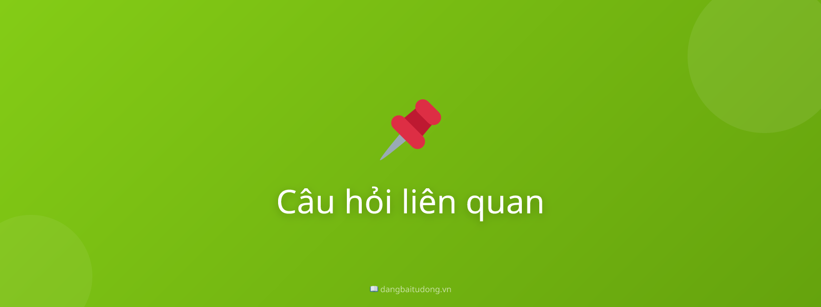 Câu hỏi liên quan
