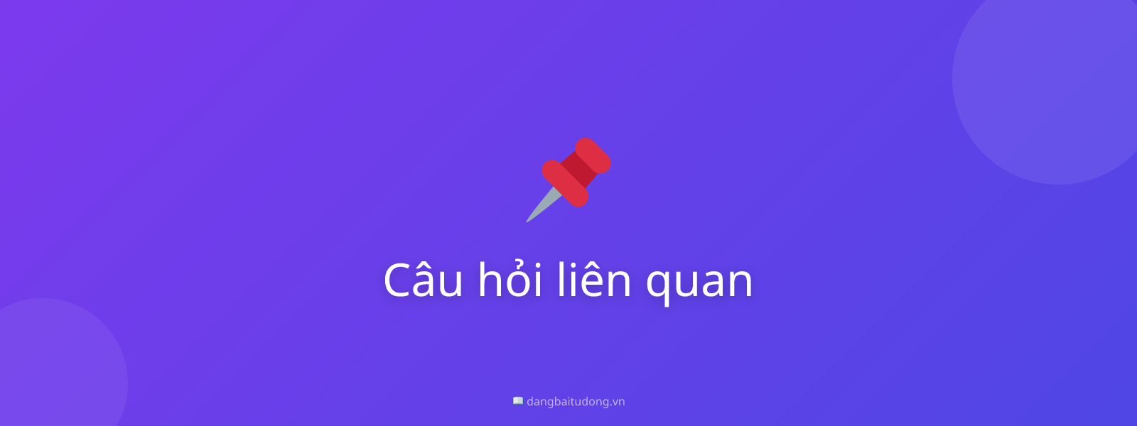Câu hỏi liên quan
