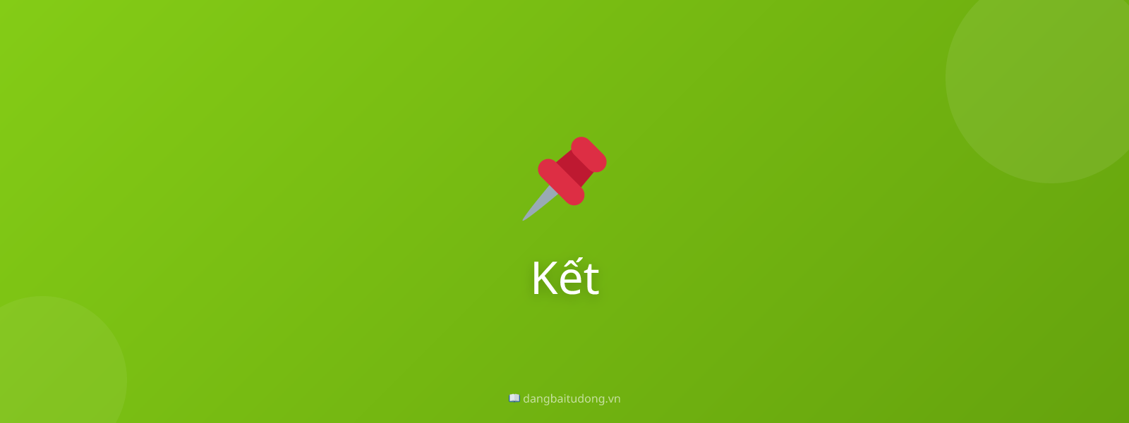 Kết